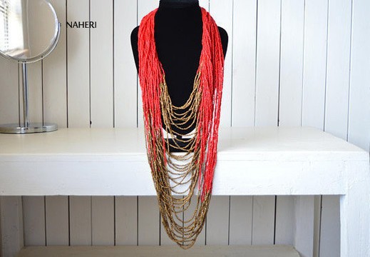 African Maasai Beaded Necklace | African Jewelry | Tribal Necklace