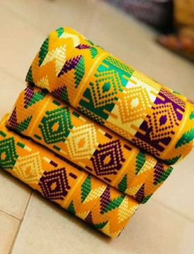 Ashanti Bonwire Kente -Hand woven