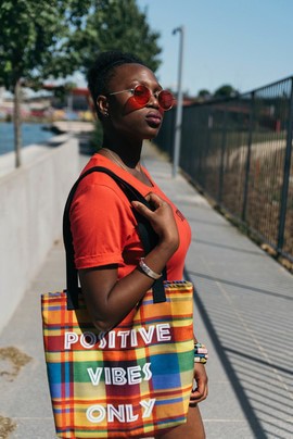 Sac fourre-tout « Positive Vibes Only »