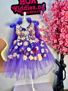 Robe papillon pour enfant, robe de bal de princesse, robe d’anniversaire pour enfant