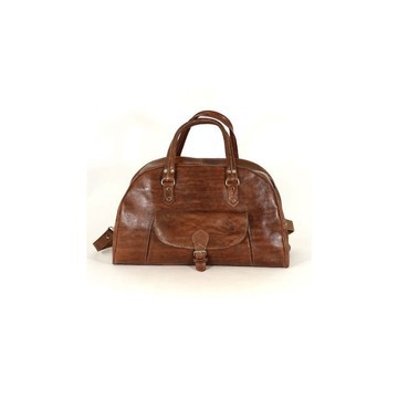 100% handmade genuine leather travel bag with market premium quality