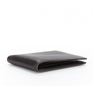 Portefeuille en cuir véritable Noir