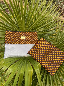 Duo of “Scales” Toiletry/Makeup Bags