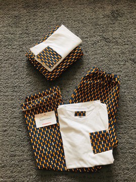 T-shirt and pants sets - set with touch of wax for boy - for boy and baby