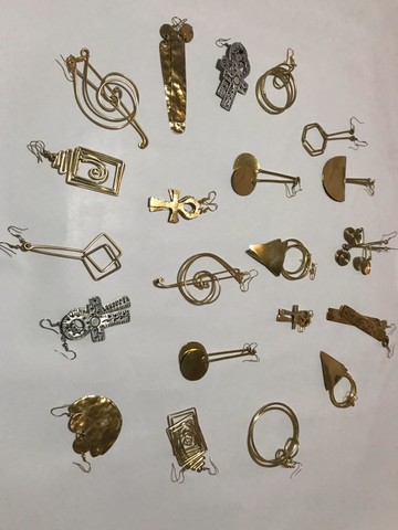 Boucles d'oreilles en gros / Boucle d'oreille en laiton / laiton / boucles d'oreilles