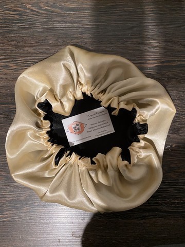 Silk satin nightcap