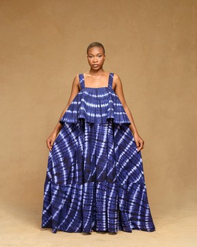 Robe Maxi indigo