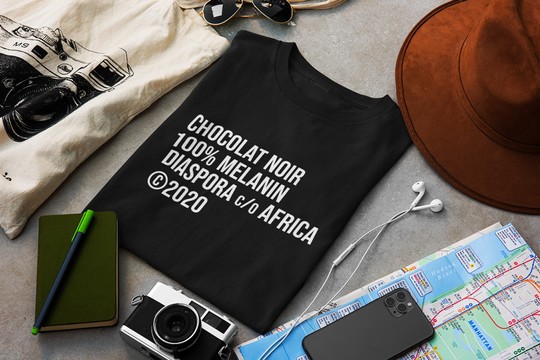 T-SHIRT CHOCOLAT NOIR