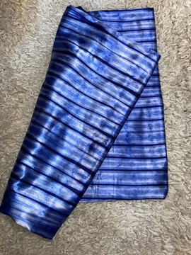 4 Yards Adire Silk Fabric, Nigeria Tribal Dashiki, Nigerian Wedding Dress, Adire Tie Dye Fabric