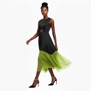 Robe mi-longue Glen Lu - SS21