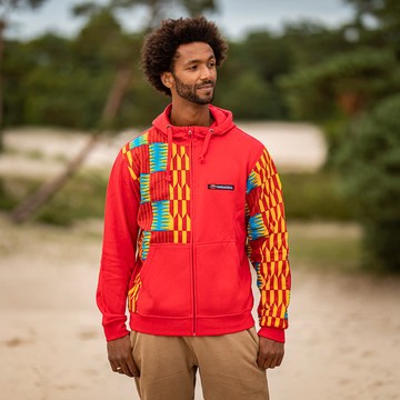 Cotton and Kente hoodie