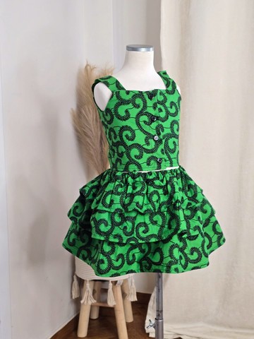 Kiyana set in wax fabric