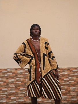Adepa Hooded Bogolan Cloak (Pre-Order)