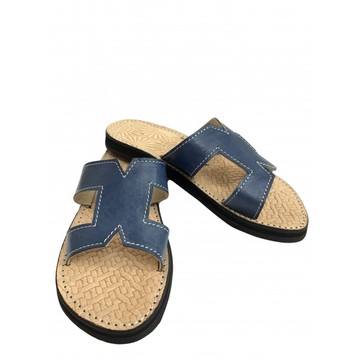 Sandale en cuir véritable pour femme