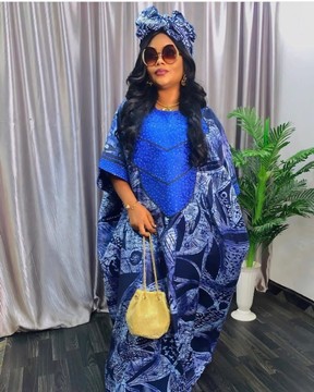 Rich Aunty Vibes Adire BuBu/Agbada/BouBou