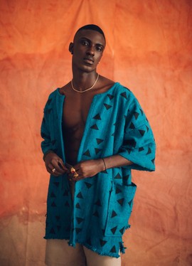 Circles Bogolan Cloak (Pre-Order)