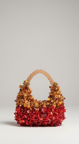 Le sac fait main africain Ombré braise du coucher de soleil
