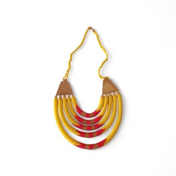 Maasai style beaded necklace