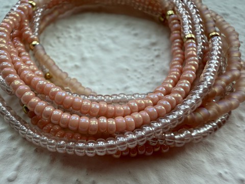 Coral Nectar - Luxury Waistbeads, Waist Chain, Bayas, Bine Bine, Binbin, Body Jewelry, Belly Beads
