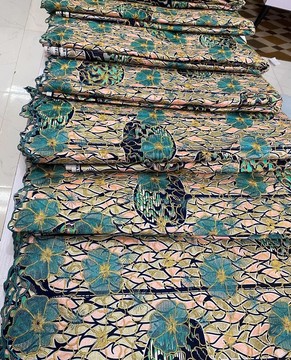 Embroidery Grand Glitter Super wax Vlisco/ Ankara Print
