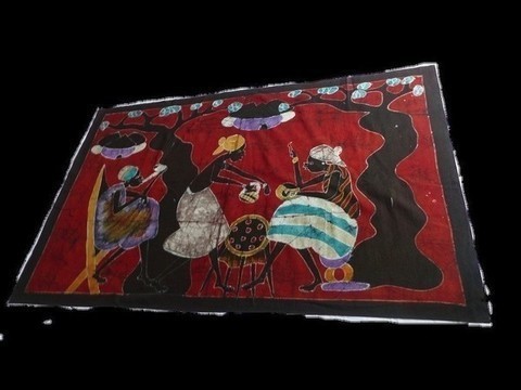 tableau batik seine du village017
