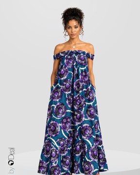Maxi dress épaules dénudées