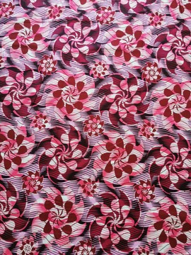 AFRICAN WAX FABRIC COUPON PATTERN