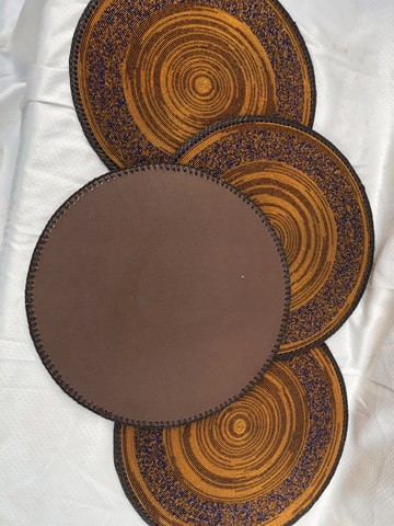Un ensemble de 4 tapis muraux/décor perlé/tenture murale/décoration murale/décor à la maison/tapis de service à manger