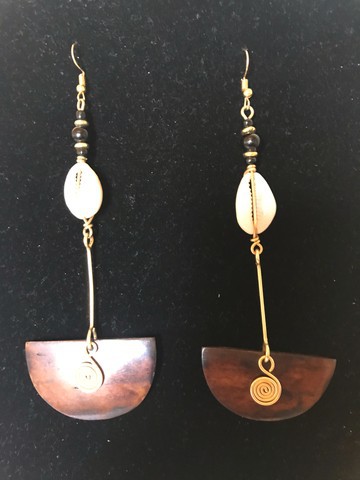 Boucles d'oreilles en os / boucles d'oreilles africaines