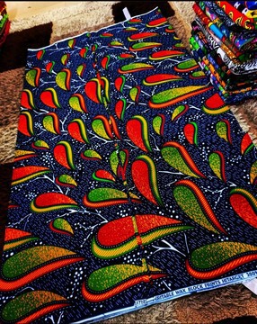 Wagbayi 6yards  Ankara wax,pure cotton