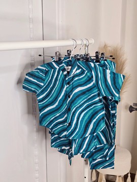 Ensemble Jabari en tissu wax pour bébé