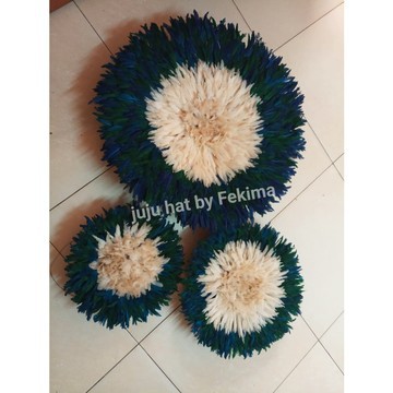 Packs of 3 juju hats white green blue 80; 50; 30