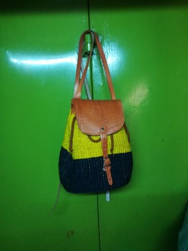 African women backpack