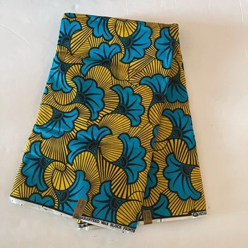 African Print Ankara Colorful Mixed Print Multicolor Fabric - 1 Yard