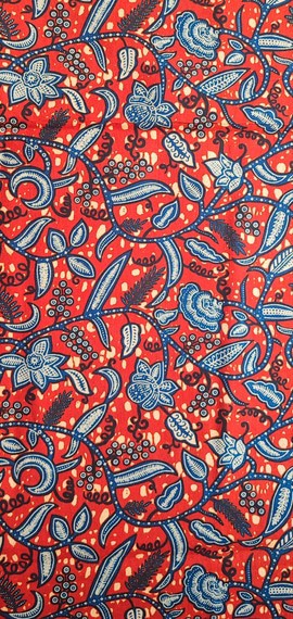 Tissu wax africain Ankara fabric imprimée wax motif: