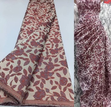 Tissu brocart de qualité, 5 yards