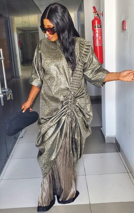 Nini Luxury Woman Brocade Two-Piece Set for Weddings/Special occasions