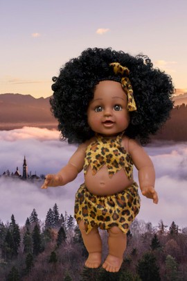 Black doll "Zeyna la guèrriere"