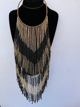 Collier de perles africain, collier de perles Masaï, cadeau de Noël pour elle