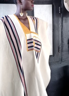 7 woven loincloth strips