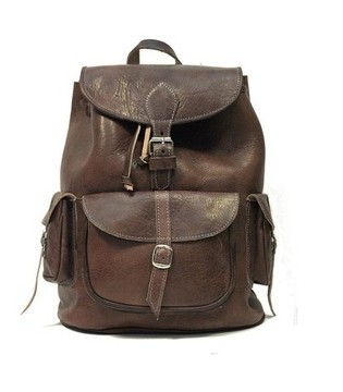 Sac à dos en cuir véritable haute qualité 100% fait main.