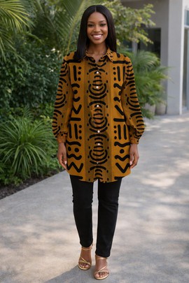 The Makena Spirit Shirt Dress – Bold soul, soft expression