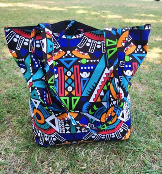 Wax tote bag