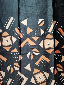 Bogolan silk fabric 2 tones silk version
