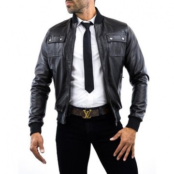 original high-end leather jacket