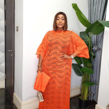 African Ayesha Lace Kaftan Boubou Dress