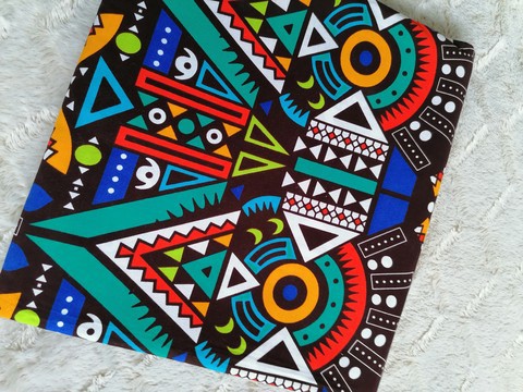 African wax fabrics 6 yards 100% cotton "kirikou"