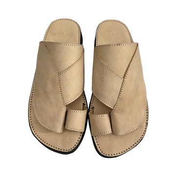 Sandale en Vrai Cuir Fait Main - Confort Naturel et Élégance Artisanale