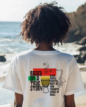 T-SHIRT  Black Music