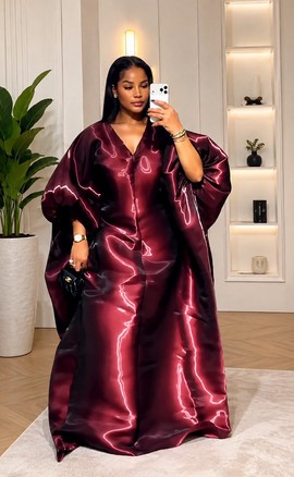 Luxury Mikado bubu gown/ African Fashion,Plus size dress, Rich Aunty vibes